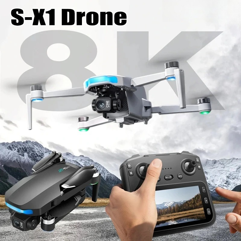 Drone Thermal Imaging - Drone S-X1 original 8K HD professionnel