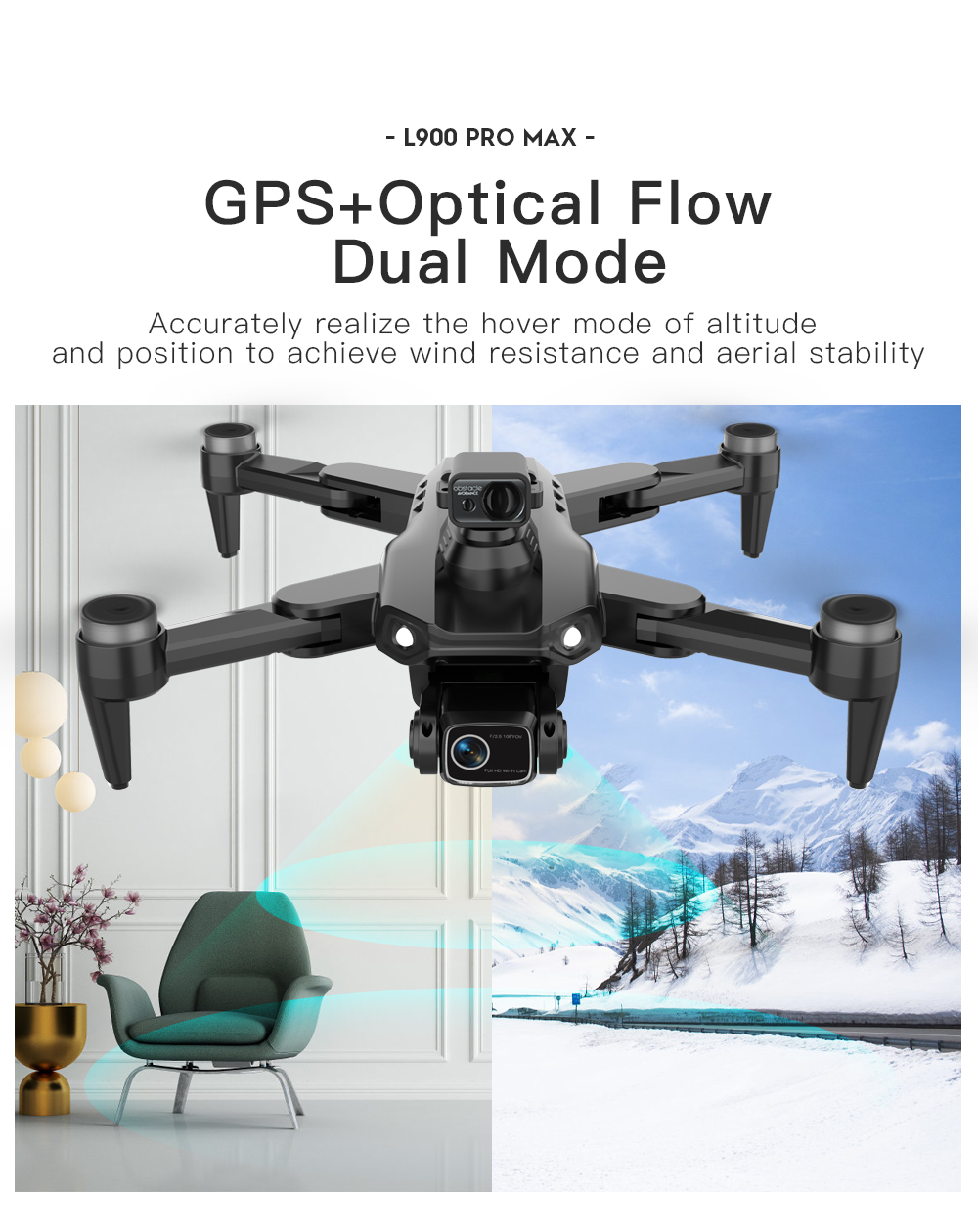 Drone GPS LYZRC L900 PRO MAX a - Drone Surveying avis et prix