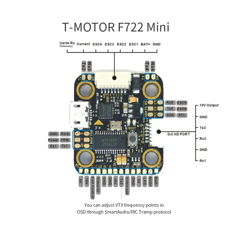 T-Motor MINI F7 FC & F45A ESC  - Betaflight Fc F7 avis et prix